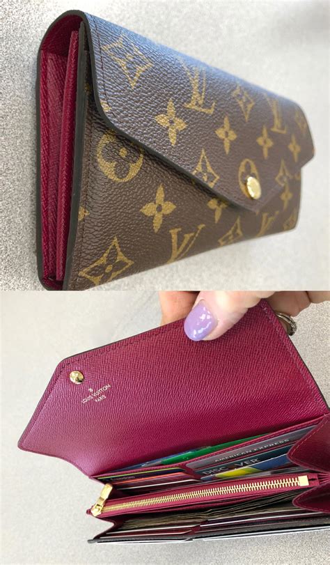 compact wallet louis vuitton fuchsia sarah